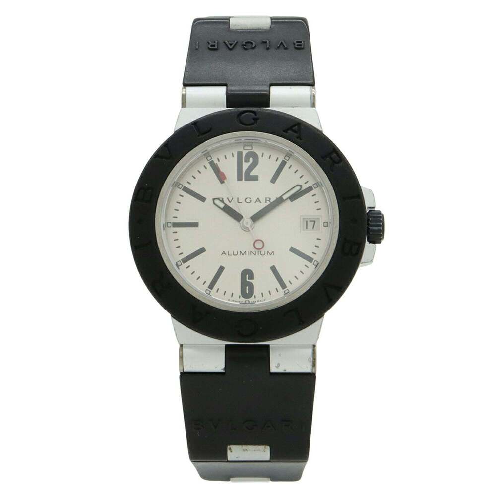 BVLGARI Bulgari Aluminum 38mm Date Silver Dial Men's Automatic Watch AL38TA